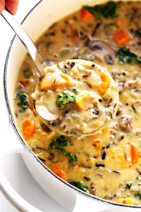 Cozy Autumn Wild Rice Soup Gimme Some Oven