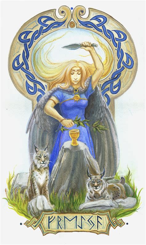 Wyrd Designs Correcting Common Misperceptions Freyja And The Valkyrie