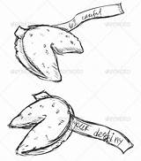 Sketch Message Social Graphicriver Fortune Cookies Two sketch template