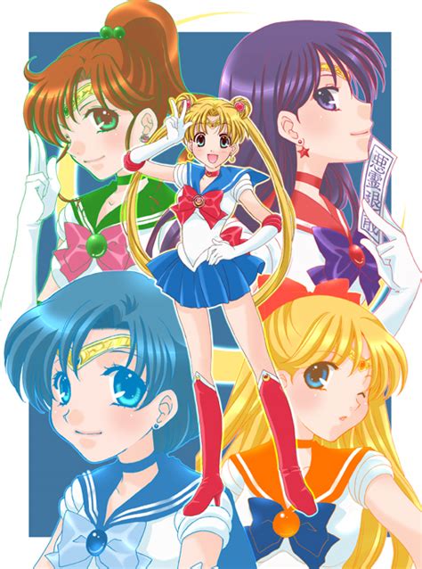 Safebooru 5girls Aino Minako Bishoujo Senshi Sailor Moon Black Hair