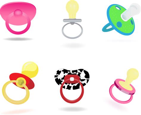 Pacifier Vector Free Clip Art Library