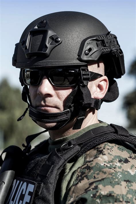 Chase Tactical Striker Ach Level Iiia High Cut Ballistic Helmet Med