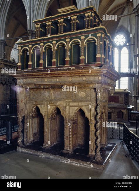 Shrine Of Edward The Confessor Died 1066 Behind High Altar Of
