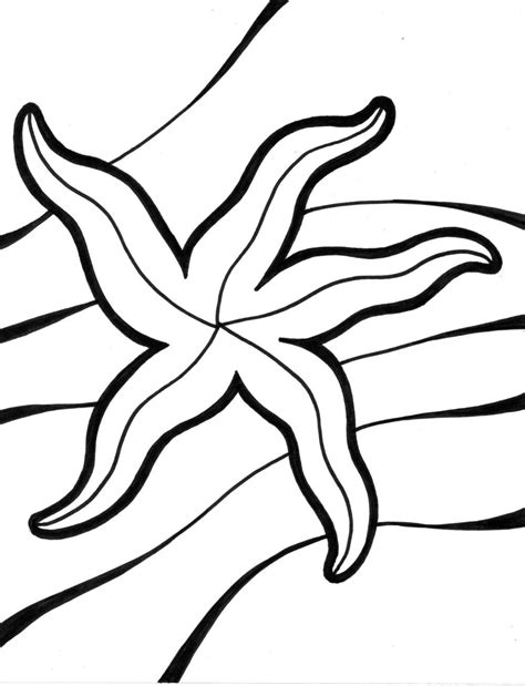 They common have five arms, some of these sea animals can grow up to 40 arms. Free Printable Starfish Coloring Pages For Kids