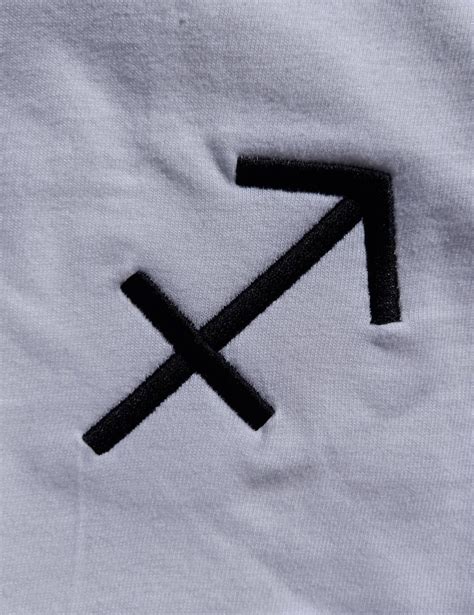 Embroidered Sagittarius Glyph T Shirt Etsy Australia