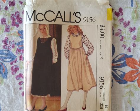 Mccalls 9156 Complete Uncut Factory Folds Vintage 80s Sewing Pattern