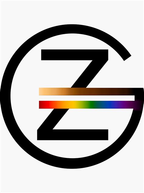 Generation Z Unity Symbol Sticker For Sale By Emk817 Redbubble