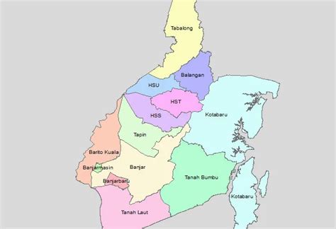 Daftar Nama Kabupaten Dan Kota Di Provinsi Kalimantan Selatan Daerah Kita Sajian Artikel