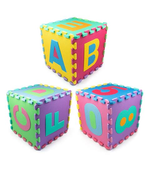 This children's foam mat is a learning toy and safety mat all in one. GGI INTERNATIONAL Kids Matney Foam Floor Alphabet and ...