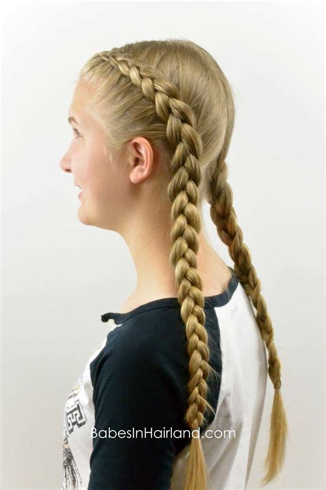 This need practice in the right way. How to: Tight Dutch Braids on Yourself - Babes In Hairland