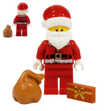 Lego Santa Claus Father Christmas Minifigure Advent Stocking Etsy Uk