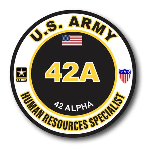 Us Army 42a Human Resources Specialist Mos Decal