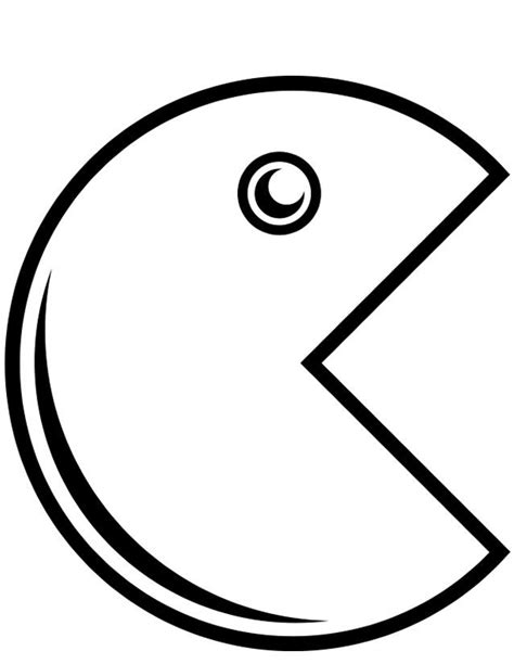 Eat all the pellets to complete ever wonder how pacman got started? Pin on Coloriages Jeux vidéos