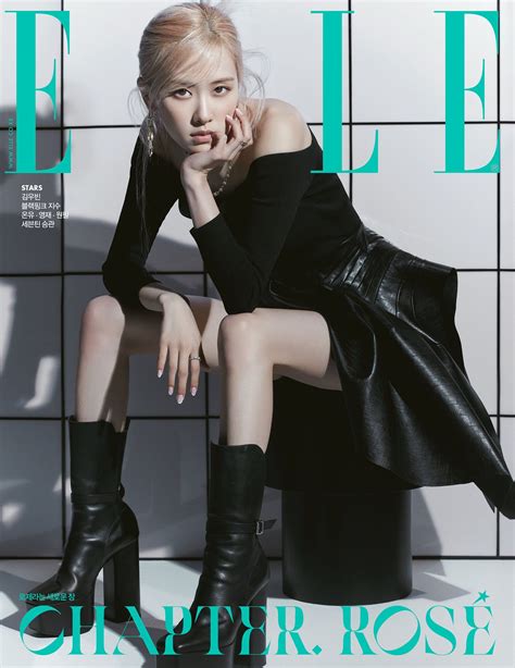 Elle Magazine June 2021 Blackpink Rose Cover D Ver In 2021 Blackpink Rose Korean Girl