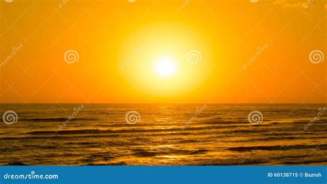 Bright Yellow Sun Sunrise Stock Image Image Of Colorful 60138715
