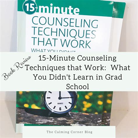 Book Review 15 Minute Counseling Techniques That Work
