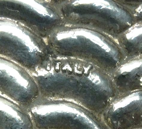 Vintage Silver Plated Carp Modello Depositato Made In Italy Etsy