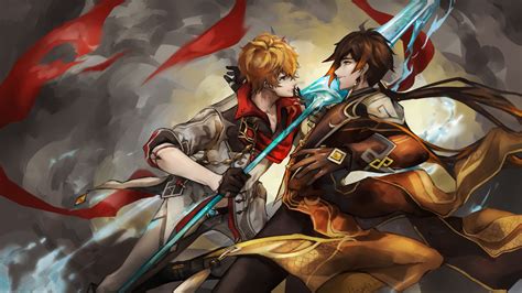 Available for hd, 4k, 5k desktops and mobile phones. Childe Zhongli 4K HD Genshin Impact Wallpapers | HD ...