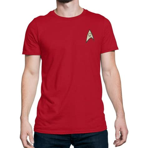 Star Trek Engineering Uniform Ss Adult 181 Red Cbs263