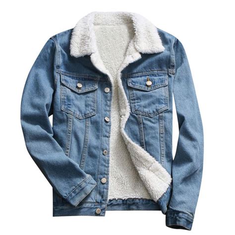 Vintage Denim Jacket For Women Autumn Winter Thicken Lamb Wool Lined