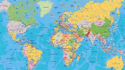 Cartina Mondiale