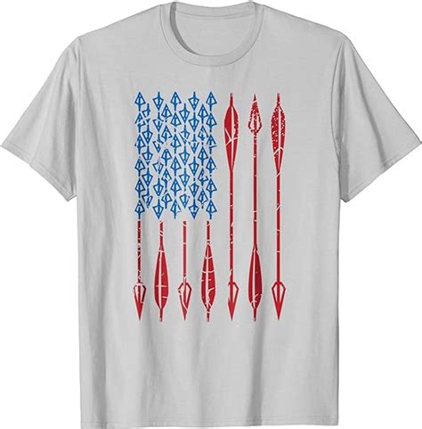 Archery Usa American Flag Arrows Shirt ~ Hunting Bow Arrows
