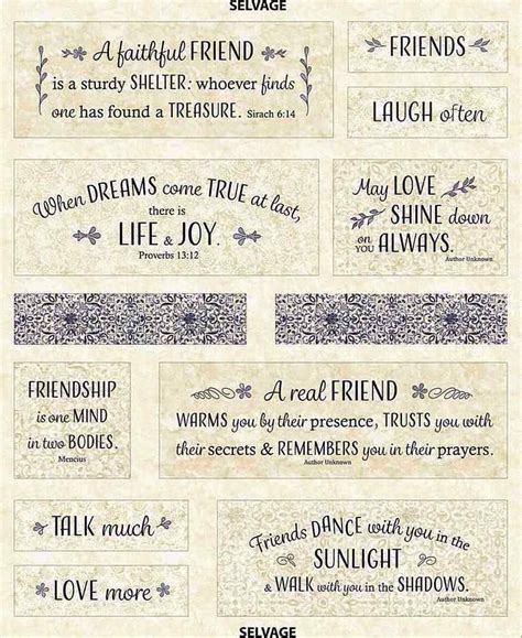 Life And Joy Friends Panel By Wing And A Prayer Designs For Timeless
