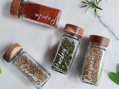 Organize Your Spices With Free Spice Jar Cricut Labels Katie Ts Home