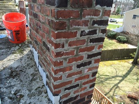 Identifying the problem before repointing. Chimney Project 7/14
