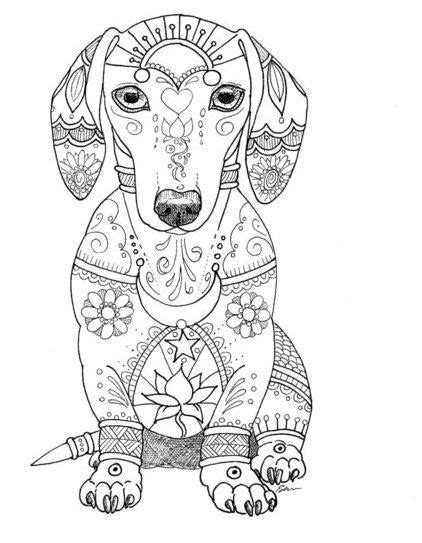 494 Best Cats Dogs Coloring Pages For Adults Images On