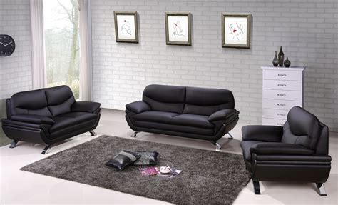 Harmony Ying Yang Contemporary Leather Living Room Sofa