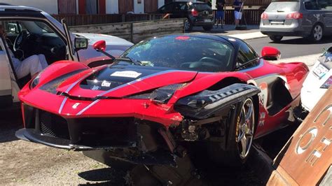 3 Ferrari Laferrari Crashes In 1 Day At Ferrari Cavalcade 2016 Youtube