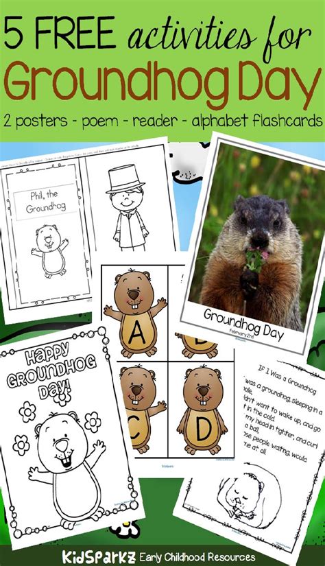 The holiday is based on a folk tale surrounding the animal, a ground hog. Groundhog Day is February 2nd - get 5 free activities to ...