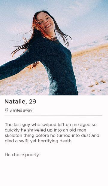 tinder profile examples for women tips and templates online dating profile examples funny