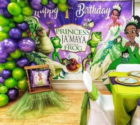 Frog Birthday Party Disney Princess Birthday Party 1st Birthday Party