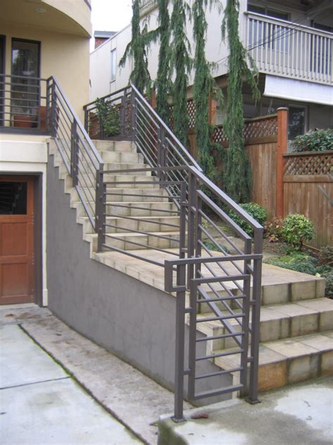 Railings Exterior Stairs Ace Iron Works