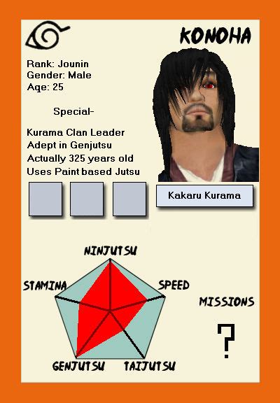 Kakaru Kurama Ninja Info Card By Dangerzone17 On Deviantart