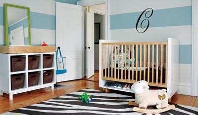 Our bamboo baby bedding collection is softer, better quality, more durable, easy to care for and well priced premium quality bamboo products for you & your baby. Baby Blue and White Nursery with Horizontal Wall Stripes