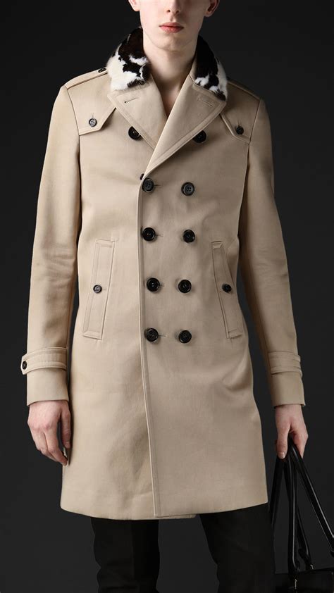 Burberry Mens Bonded Cotton Twill Trench Coat Flawless Crowns