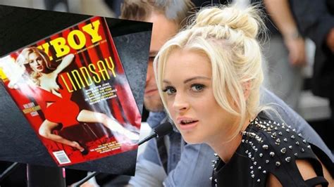 Lindsay Lohan Naked Playboy Pictures Revealed And It S All On Show