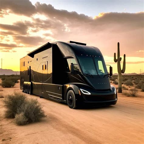 Tesla Electric Semitruck Inspires All Electric Class A Rv Rv Travel