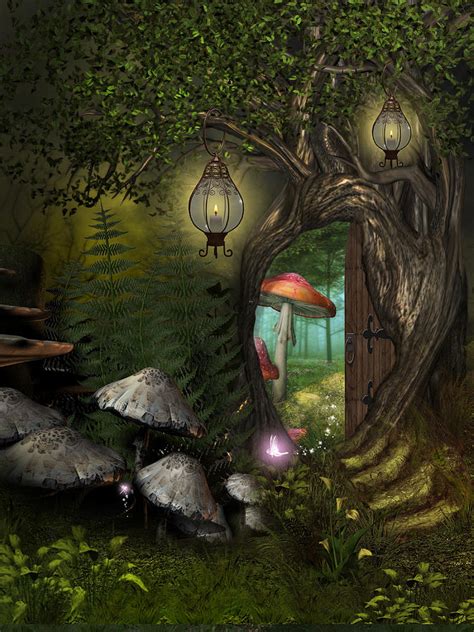 Fairy Woods Digital Art By David Griffith