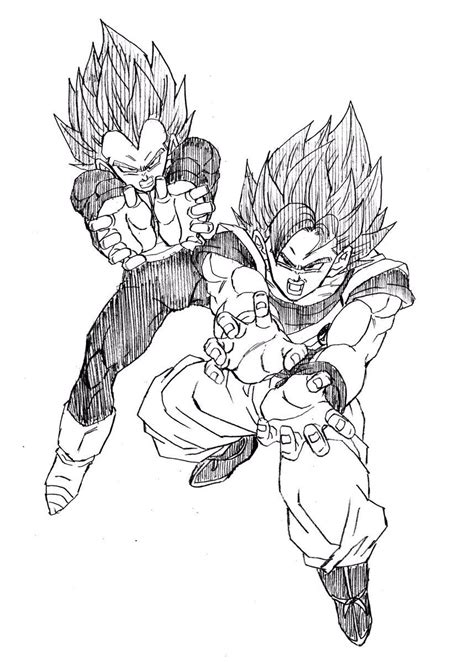 Dragon ball z vegeta drawing | free download on clipartmag. Goku & Vegeta SSB Final Kamehameha | Dragon ball super ...