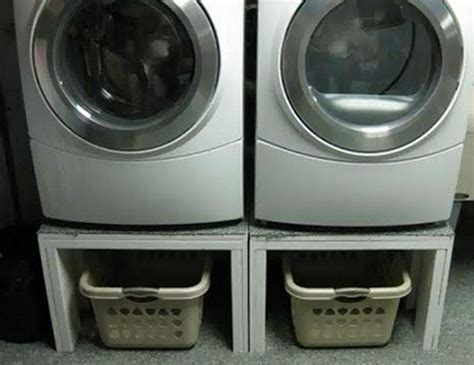Adding a pedestal for your front load washer and dryer brings with it many benefits. Washing Machine and Dryer Pedestal - DIY projects for ...