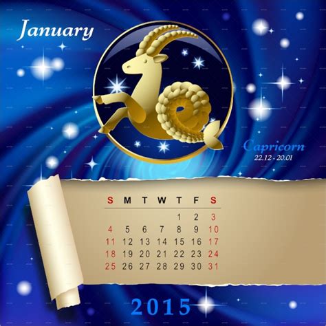 Printable Zodiac Calendar