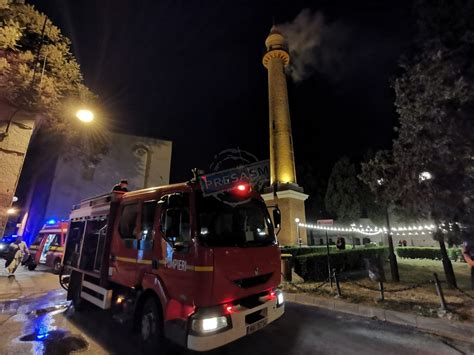 Foto Video Incendiu La Turnul Pompierilor Desf Urare De For E N