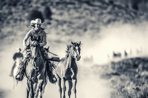 Horseback Riding In The Beautiful Wyoming Mountains