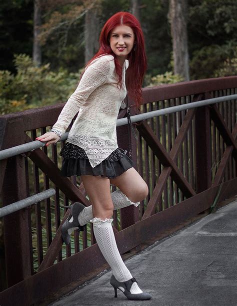 White Knee High Socks From Fiorelle Boutique So Adorable With Heels