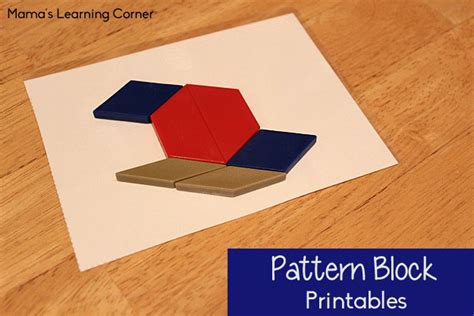 Free Pattern Block Printables Mamas Learning Corner