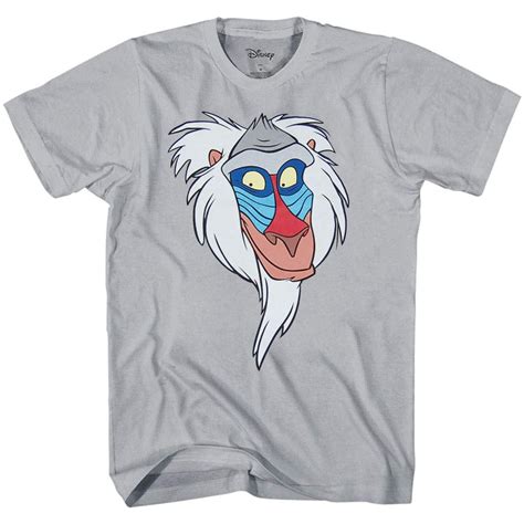 Tops Shirts Disney Lion King Rafiki Big Face Graphic T Shirt Dskgroup